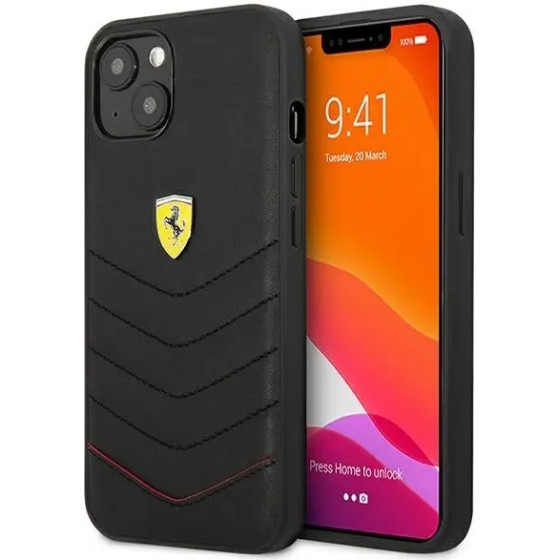 Ferrari FEHCP13SRQUK iPhone 13 mini 5.4 black/black hardcase Off Track Quilted - (FER000473-0)