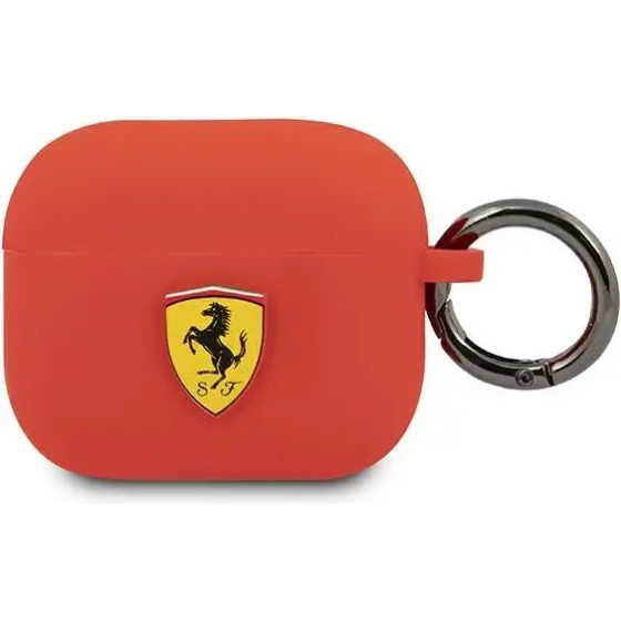 Ferrari FEA3SILRE AirPods 3 cover red/red Silicone - (FER000458-0)