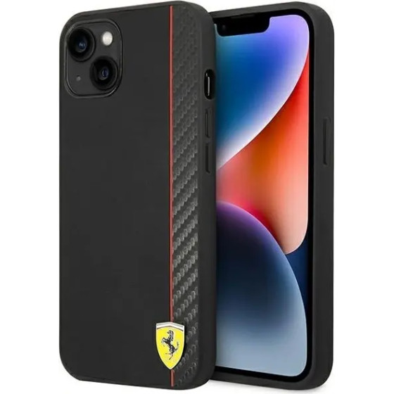 Ferrari FEHCP14MAXBK iPhone 14 Plus 6.7 black/black hardcase Carbon - (FER000546-0)
