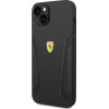 Ferrari FEHCP14MRBUK iPhone 14 Plus 6.7 black/black hardcase Leather Stamp Sides - (FER000534-0)