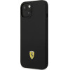 Ferrari FEHCP14MSIBBK iPhone 14 Plus 6.7 black/black hardcase Silicone Metal Logo - (FER000538-0)