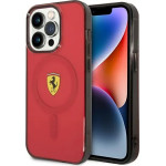 Ferrari FEHMP14LUKR iPhone 14 Pro 6.1'' red/red hardcase Translucent Magsafe - (FER000563-0)