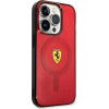 Ferrari FEHMP14LUKR iPhone 14 Pro 6.1'' red/red hardcase Translucent Magsafe - (FER000563-0)