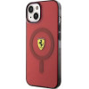 Ferrari FEHMP14SURKR iPhone 14 6.1'' red/red hardcase Translucent Magsafe - (FER000561-0)