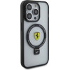 Ferrari FEHMP15LUSCAH iPhone 15 Pro 6.1 transparent hardcase Ring Stand 2023 Collection MagSafe - (FER000609-0)
