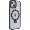 Ferrari FEHMP15SUSCAH iPhone 15 6.1 transparent hardcase Ring Stand 2023 Collection MagSafe - (FER000605-0)
