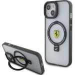 Ferrari FEHMP15SUSCAK iPhone 15 6.1 black/black hardcase Ring Stand 2023 Collection MagSafe - (FER000602-0)