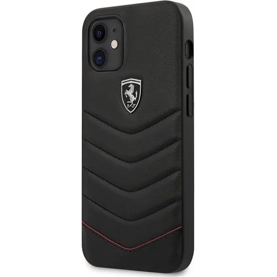 Ferrari FEHQUHCP12SBK iPhone 12 mini 5.4 black/black hardcase Off Track Quilted - (FER000389-0)
