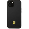 Ferrari FEHMSIP14SBK iPhone 14 6.1 black/black hardcase Silicone Metal Logo Magsafe - (FER000529-0)