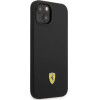 Ferrari FEHMSIP14SBK iPhone 14 6.1 black/black hardcase Silicone Metal Logo Magsafe - (FER000529-0)