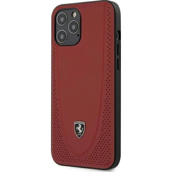 Ferrari FEOGOHCP12LRE iPhone 12 Pro Max 6.7 red/red hardcase Off Track Perforated - (FER000406-0)