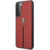 Ferrari FEOSIHCS21MRE S21+ G996 red/red hardcase Off Track Leather Nylon Stripe - (FER000446-0)
