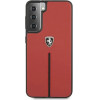 Ferrari FEOSIHCS21MRE S21+ G996 red/red hardcase Off Track Leather Nylon Stripe - (FER000446-0)