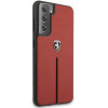 Ferrari FEOSIHCS21MRE S21+ G996 red/red hardcase Off Track Leather Nylon Stripe - (FER000446-0)