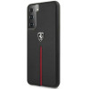 Ferrari FEOSIHCS21SBK S21 G991 black/black hardcase Off Track Leather Nylon Stripe - (FER000442-0)