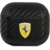 Ferrari FESA3CABK AirPods 3 cover black/black On Track PU Carbon - (FER000514-0)