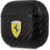 Ferrari FESA3CABK AirPods 3 cover black/black On Track PU Carbon - (FER000514-0)
