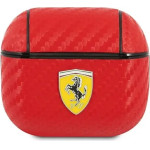 Ferrari FESA3CARE AirPods 3 cover red/red On Track PU Carbon - (FER000515-0)