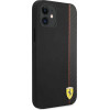 Ferrari FESAXHCP12SBK iPhone 12 mini 5.4 black/black hardcase On Track Carbon Stripe - (FER000469-0)