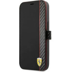 Ferrari FESAXFLBKP13SBK iPhone 13 mini 5.4 black/black book On Track Carbon Stripe - (FER000497-0)