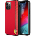 Ferrari FESAXHCP12LRE iPhone 12 Pro Max 6.7 red/red hardcase On Track Carbon Stripe - (FER000467-0)