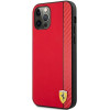 Ferrari FESAXHCP12LRE iPhone 12 Pro Max 6.7 red/red hardcase On Track Carbon Stripe - (FER000467-0)
