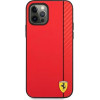 Ferrari FESAXHCP12LRE iPhone 12 Pro Max 6.7 red/red hardcase On Track Carbon Stripe - (FER000467-0)