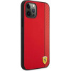 Ferrari FESAXHCP12LRE iPhone 12 Pro Max 6.7 red/red hardcase On Track Carbon Stripe - (FER000467-0)