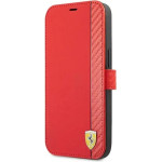 Ferrari FESAXFLBKP13SRE iPhone 13 mini 5.4 red/red book On Track Carbon Stripe - (FER000491-0)