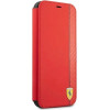 Ferrari FESAXFLBKP13SRE iPhone 13 mini 5.4 red/red book On Track Carbon Stripe - (FER000491-0)