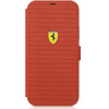 Ferrari FESPEFLBKP12SRE iPhone 12 mini 5.4 red/red book On Track Perforated - (FER000434-0)