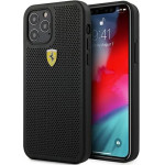 Ferrari FESPEHCP12MBK iPhone 12/12 Pro 6.1 black/black hardcase On Track Perforated - (FER000397-0)