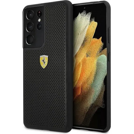 Ferrari FESPEHCS21LBK S21 Ultra G996 black/black hardcase On Track Perforated - (FER000453-0)