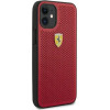 Ferrari FESPEHCP12SRE iPhone 12 mini 5.4 red/red hardcase On Track Perforated - (FER000407-0)