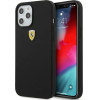 Ferrari FESSIHCP12LBK iPhone 12 Pro Max 6.7 black/black hardcase On Track Silicone - (FER000420-0)