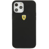 Ferrari FESSIHCP12LBK iPhone 12 Pro Max 6.7 black/black hardcase On Track Silicone - (FER000420-0)