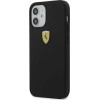 Ferrari FESSIHCP12SBK iPhone 12 mini 5.4 black/black hardcase On Track Silicone - (FER000418-0)