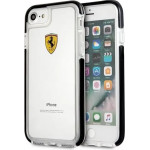 Ferrari Hardcase FEGLHCP7BK iPhone 7/8 SE 2020 / SE 2022 Shockproof transparent black - (FER000204-0)