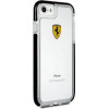 Ferrari Hardcase FEGLHCP7BK iPhone 7/8 SE 2020 / SE 2022 Shockproof transparent black - (FER000204-0)
