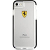 Ferrari Hardcase FEGLHCP7BK iPhone 7/8 SE 2020 / SE 2022 Shockproof transparent black - (FER000204-0)