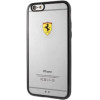 Ferrari Hardcase FEHCP6LBK iPhone 6/6S Plus racing shield transparent black - (FER000198-0)