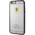 Ferrari Hardcase FEHCP6LBK iPhone 6/6S Plus racing shield transparent black - (FER000198-0)