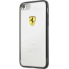 Ferrari Hardcase FEHCP7BK iPhone 7/8/SE 2020 / SE 2022 black/transparent Racing Shield - (FER000237-0)