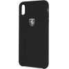 Ferrari Hardcase FEOSIHCI65BK iPhone Xs Max black/black Silicone Off track - (FER000313-0)