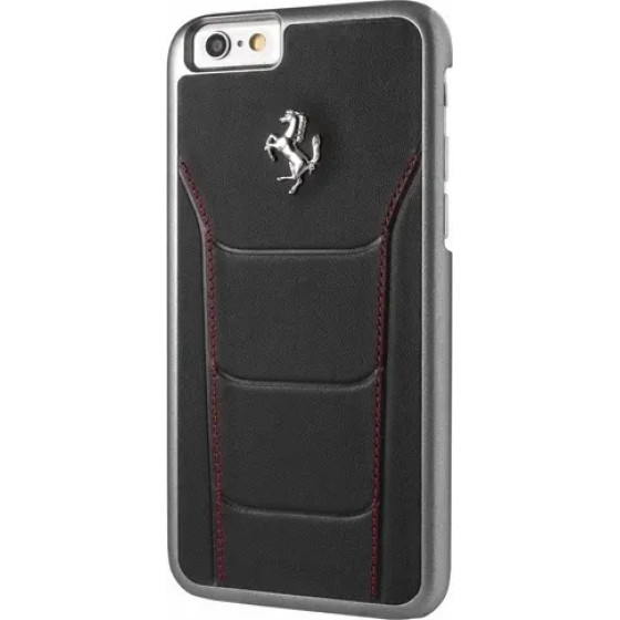 Ferrari Hardcase FESEHCP6BKR iPhone 6/6S 488 black/red stiching - (FER000183-0)