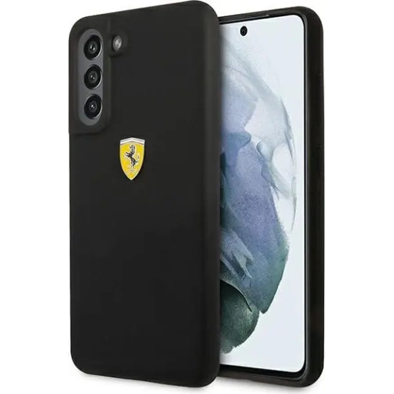 Ferrari Hardcase FESSIHCS21FBK S21 FE G990 black/black Silicone - (FER000527-0)