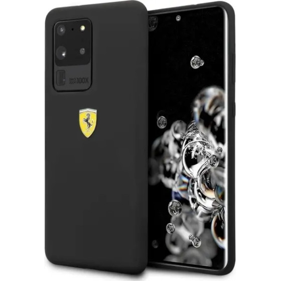 Ferrari Hardcase FESSIHCS69BK S20 Ultra G988 black/black Silicone - (FER000373-0)