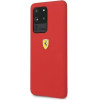 Ferrari Hardcase FESSIHCS69RE S20 Ultra G988 red/red Silicone - (FER000370-0)