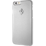 Ferrari Perforated Aluminum case for iPhone 6 / 6S - silver - (FER000194-0)
