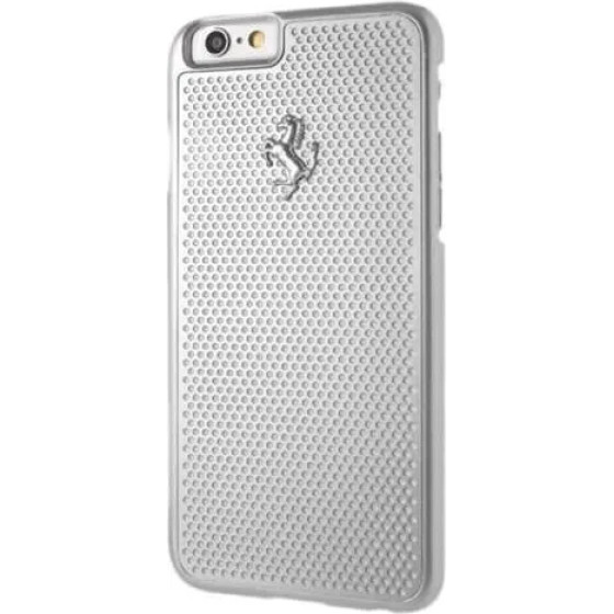 Ferrari Perforated Aluminum case for iPhone 6 / 6S - silver - (FER000194-0)